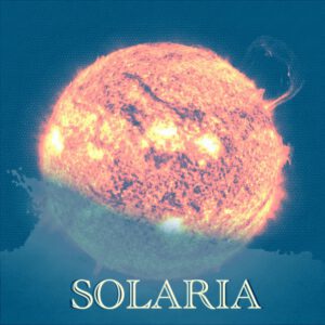 Album cover artwork for Slowtide - "Solaria"